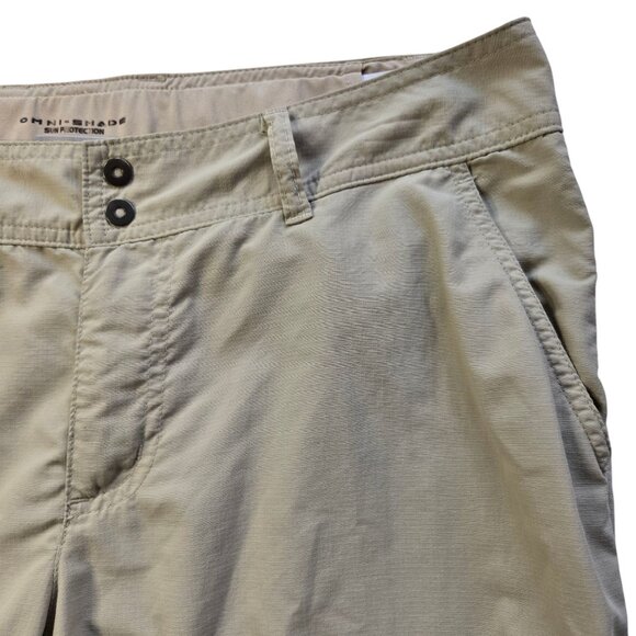 Columbia Womens PFG Omni-Shade Convertible Cargo Hiking Pants 12 Short - Picture 12 of 16